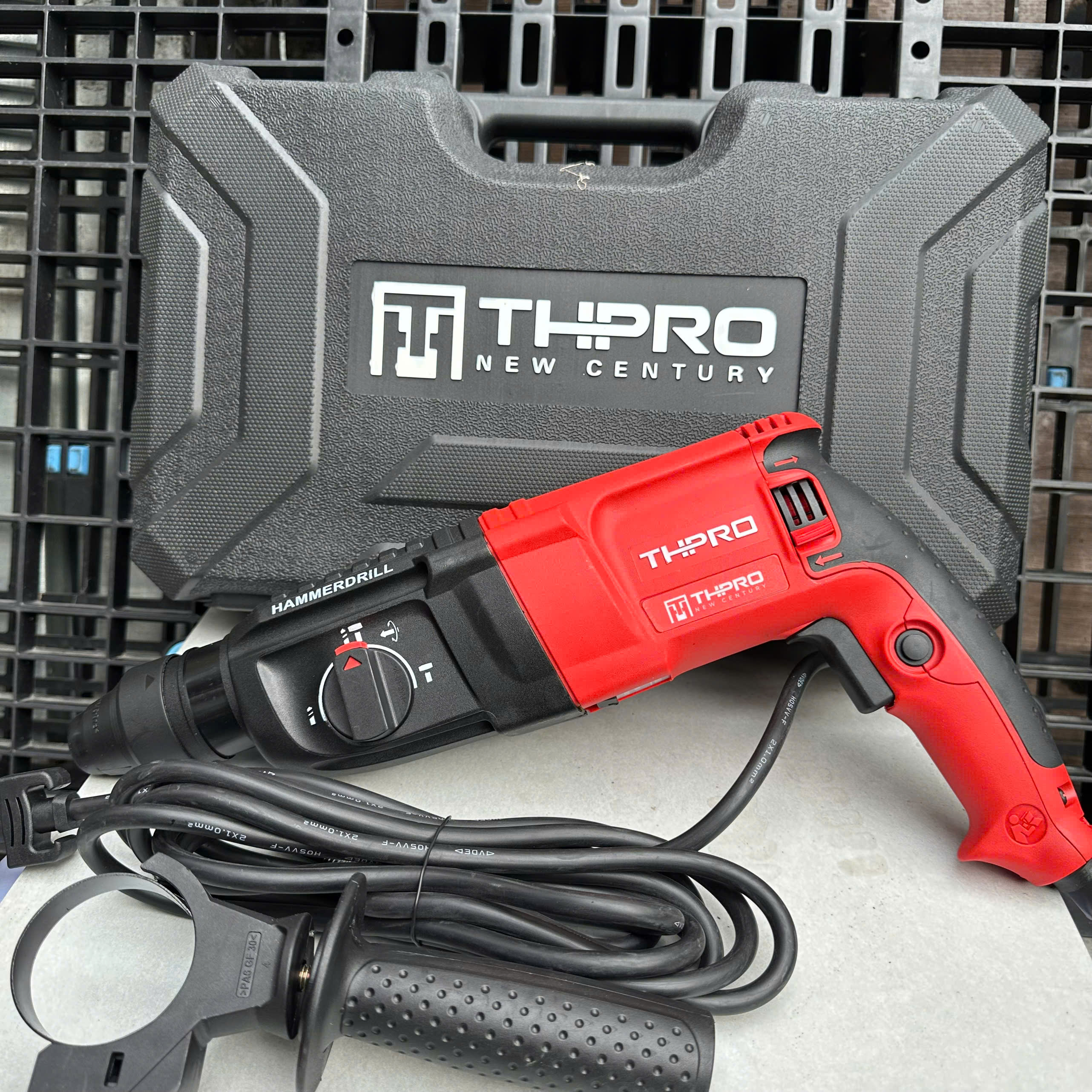 Máy khoan bê tông - 2-26..DRE hiệu suất 1050W ,100% lõi đồng - Máy + hộp không mũi