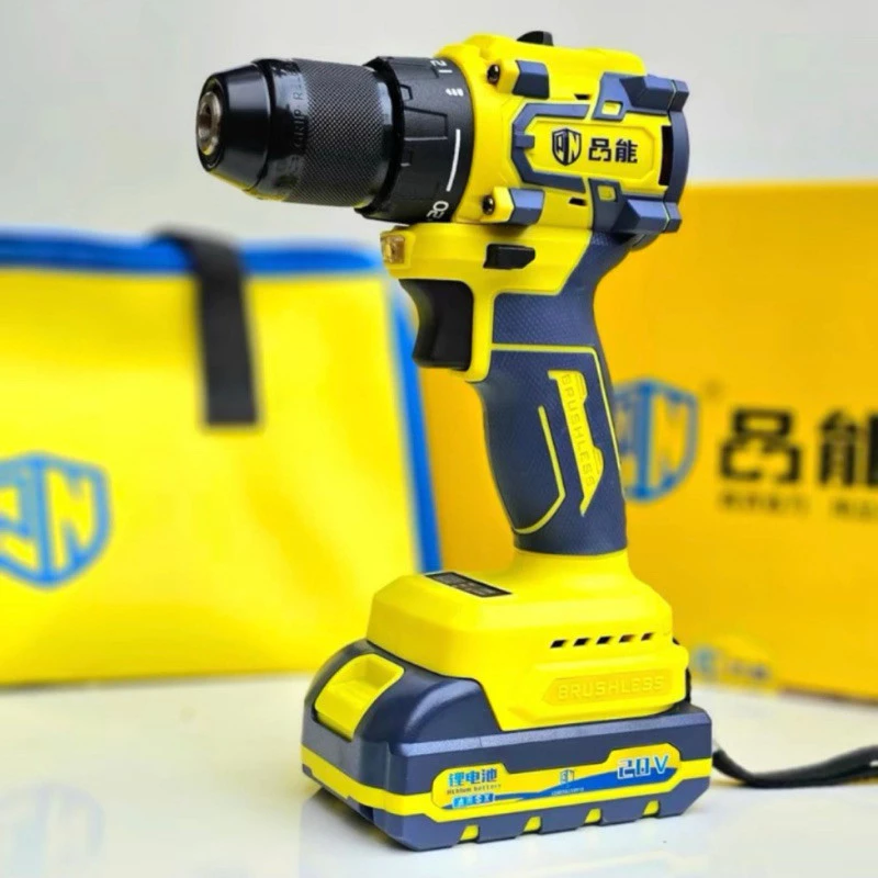 Máy khoan pin nội địa Pinneng, chân pin phổ thông M21, 2 pin 2A, lực siết 55Nm - máy 2pin+sạc