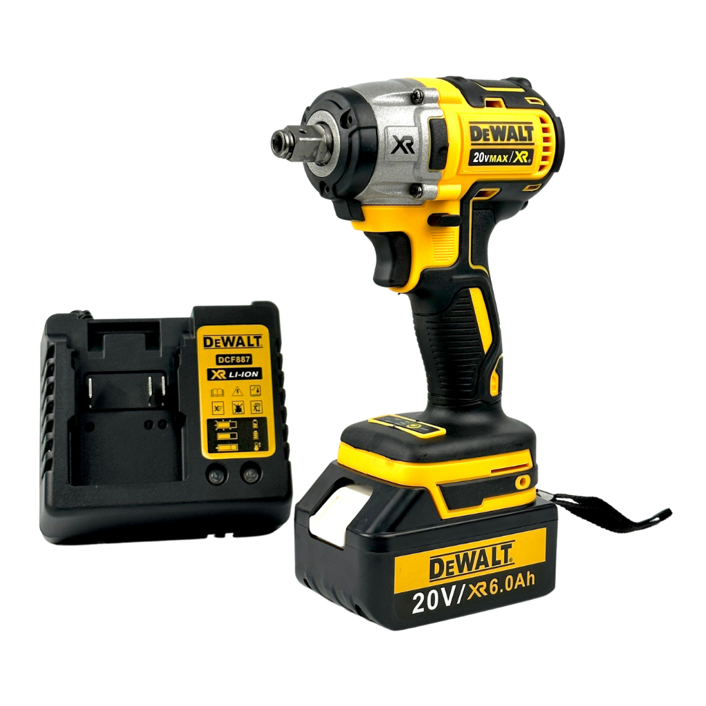 Máy siết bu lông dùng pin 20V Max DeWalt DCF887 Không Chổi Than Hàng Cao Cấp - Máy 2pin+sạc