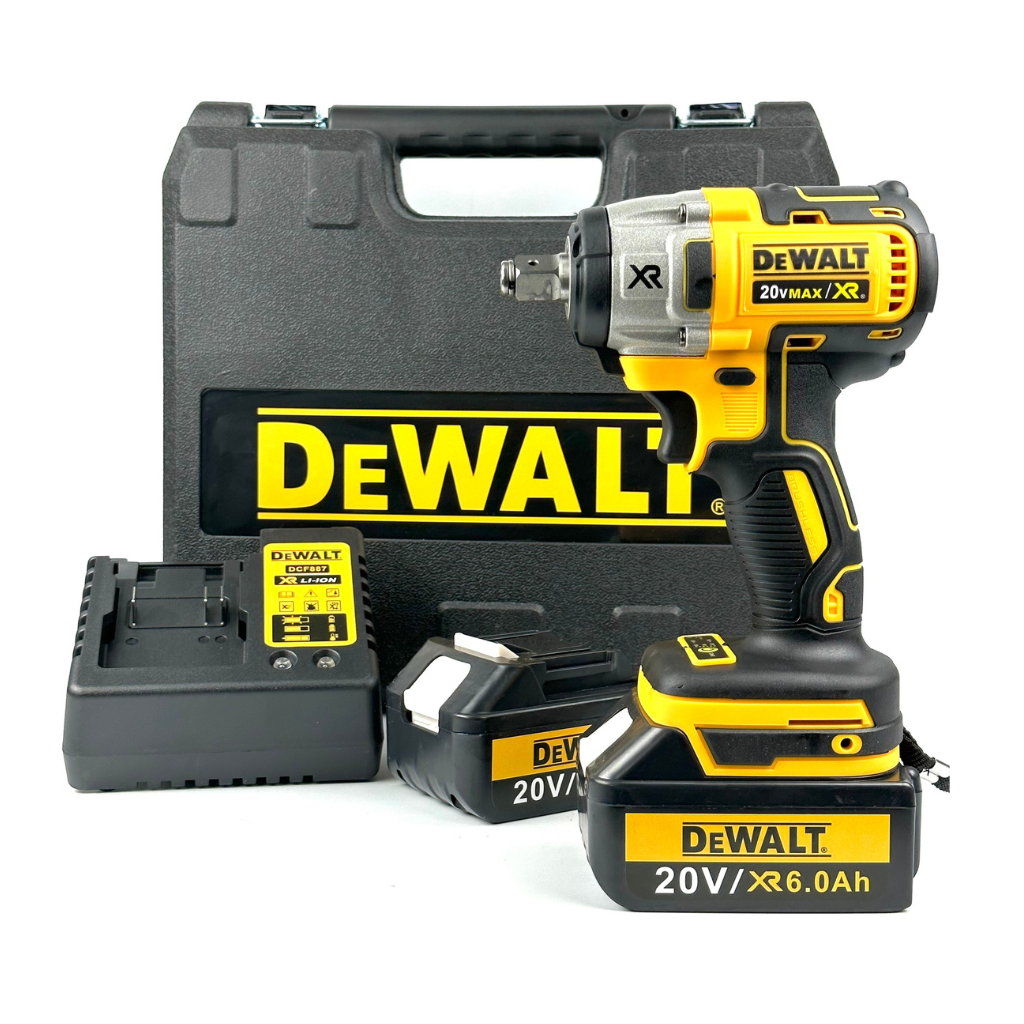 Máy siết bu lông dùng pin 20V Max DeWalt DCF887 Không Chổi Than Hàng Cao Cấp - Máy 2pin+sạc