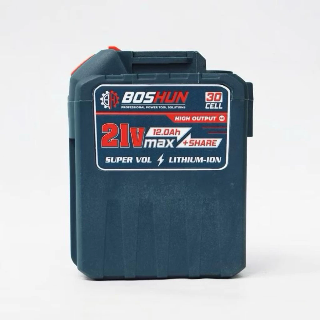 Pin 30 Cell Boshun mạch 8fes cell xám 12Ah Dung Lượng Cao, Chân Pin Phổ Thông, Có Đèn Báo Pin - pin 30cell