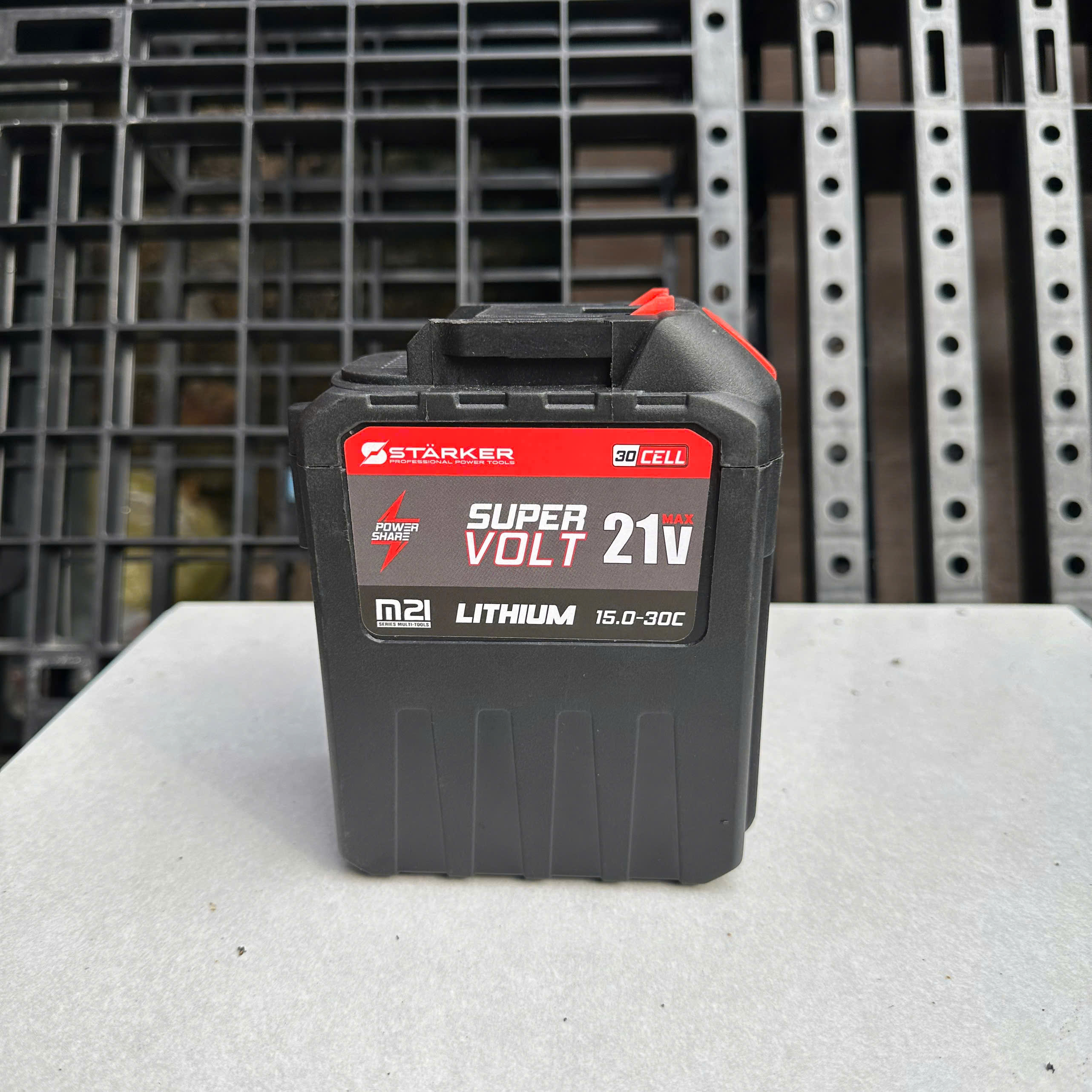 Pin Hệ M21 Starker - 30 Cell 15Ah mạch 8fes Dung Lượng Cao, Chân Pin Phổ Thông 4cm, Có Đèn Báo Pin - pin