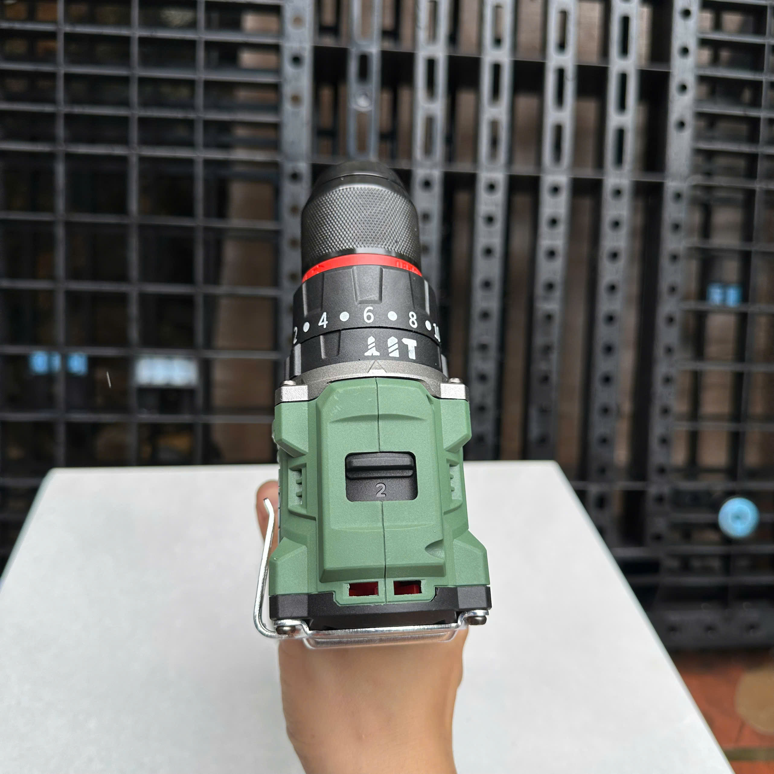 Thân Máy Khoan Pin 3 Chức Năng THPRO Xanh 10ly Động Cơ Không Chổi Than Sử Dụng Chân Pin Phổ Thông