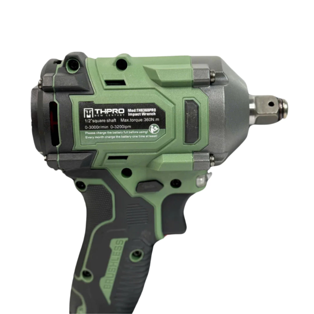 Thân Máy Siết Bulong THPRO TH6360PRO Đầu 2 Trong 1 Lực Siết 360N.M Động Cơ Không Chổi Than M21