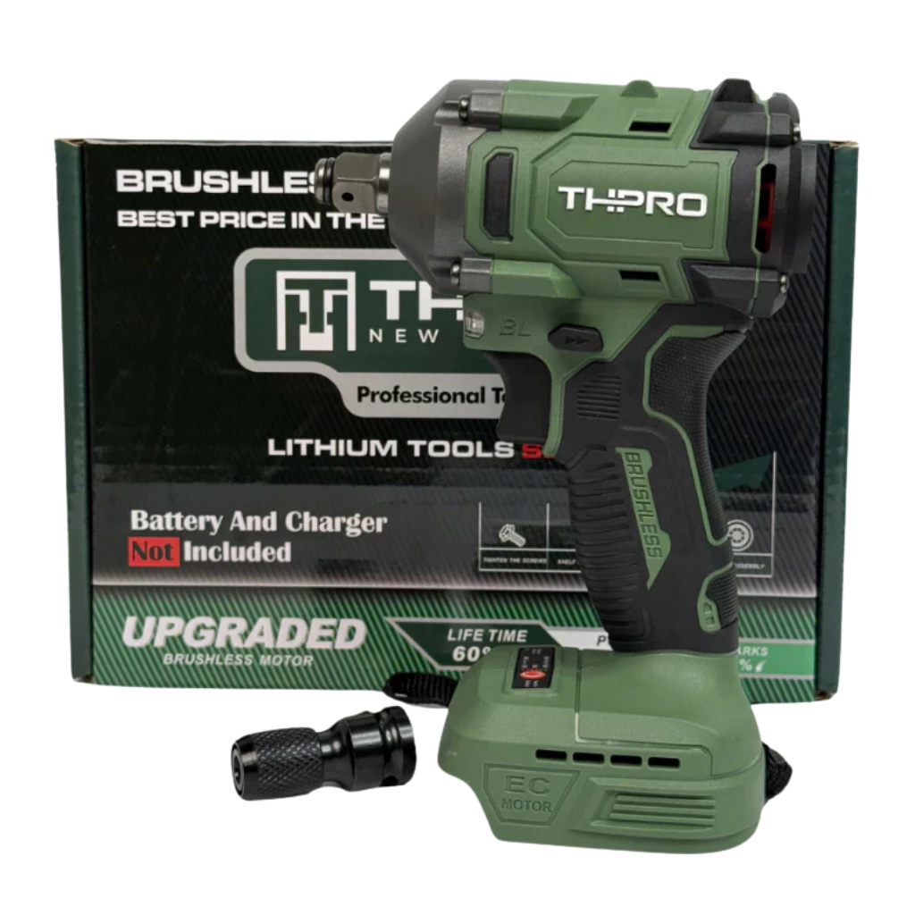 Thân Máy Siết Bulong THPRO TH6360PRO Đầu 2 Trong 1 Lực Siết 360N.M Động Cơ Không Chổi Than M21