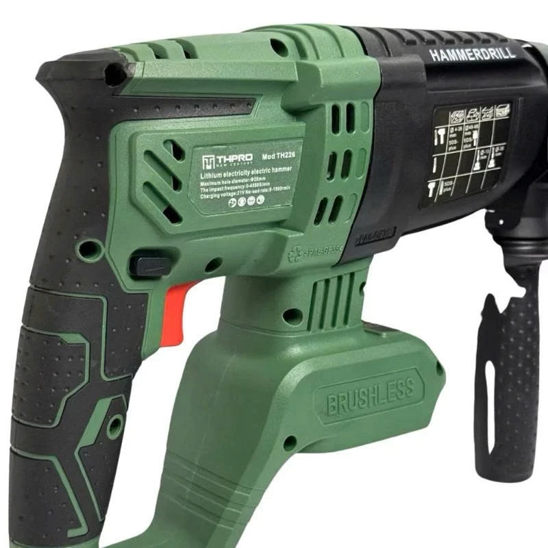 Thân Máy khoan bê tông THPRO xanh lục bảo 226 Chân Pin Phổ Thông, 3 chế độ, nhỏ gọn linh hoạt - thân máy