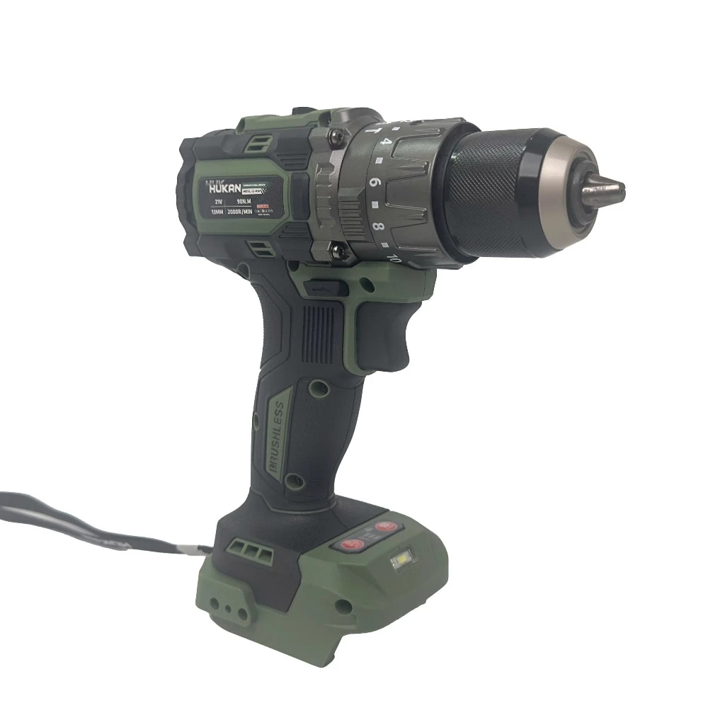 Thân máy khoan không dây HUKAN G3-M90, Lực siết 90Nm, 3 Chức năng Đầu kẹp 13mm, Tốc độ 2000v/p