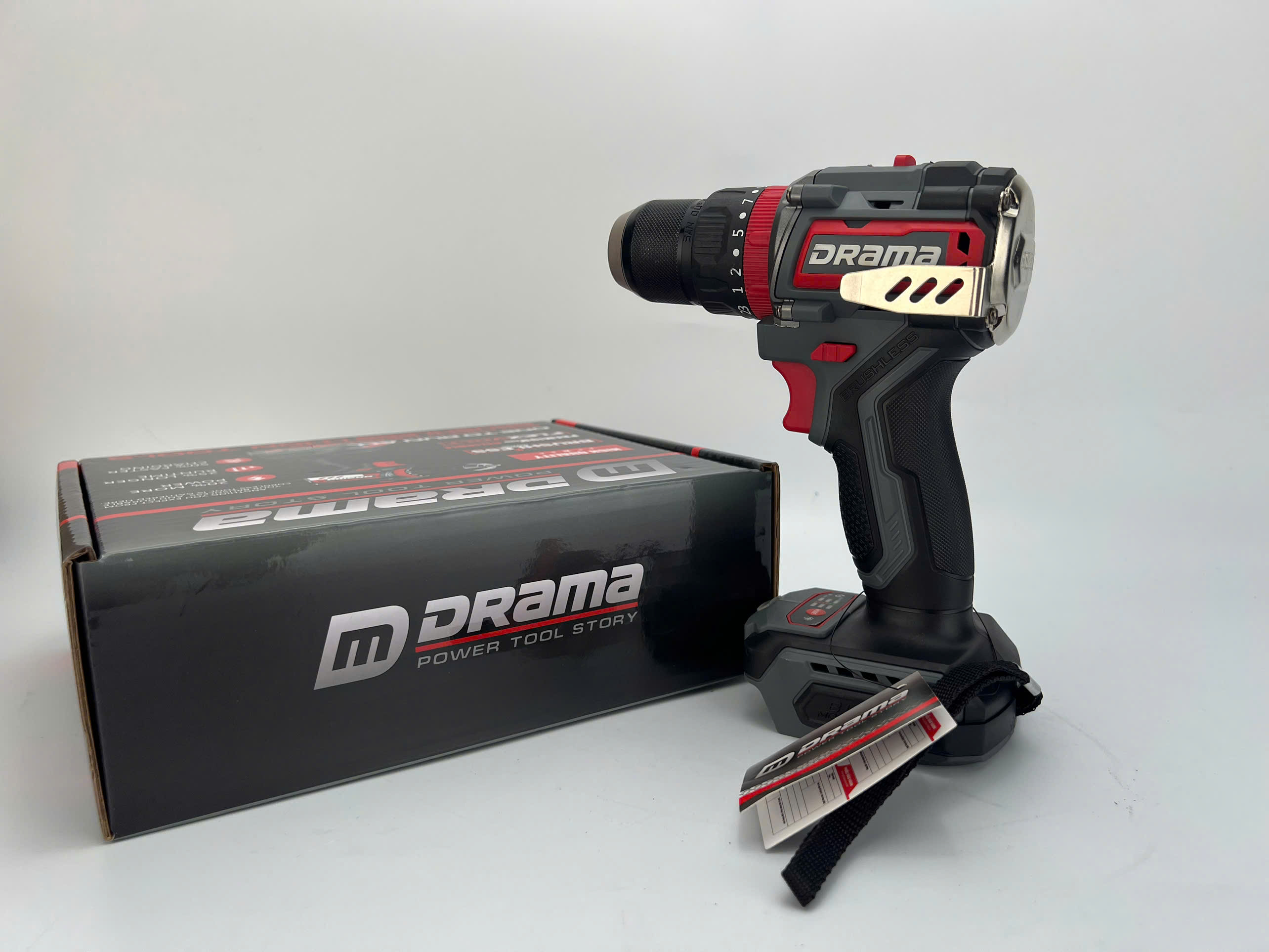 Thân máy khoan pin DRAMA D-21A, 3 Chức Năng 10mm, Không Chổi Than 65Nm, Có KHOÁ TRỤC