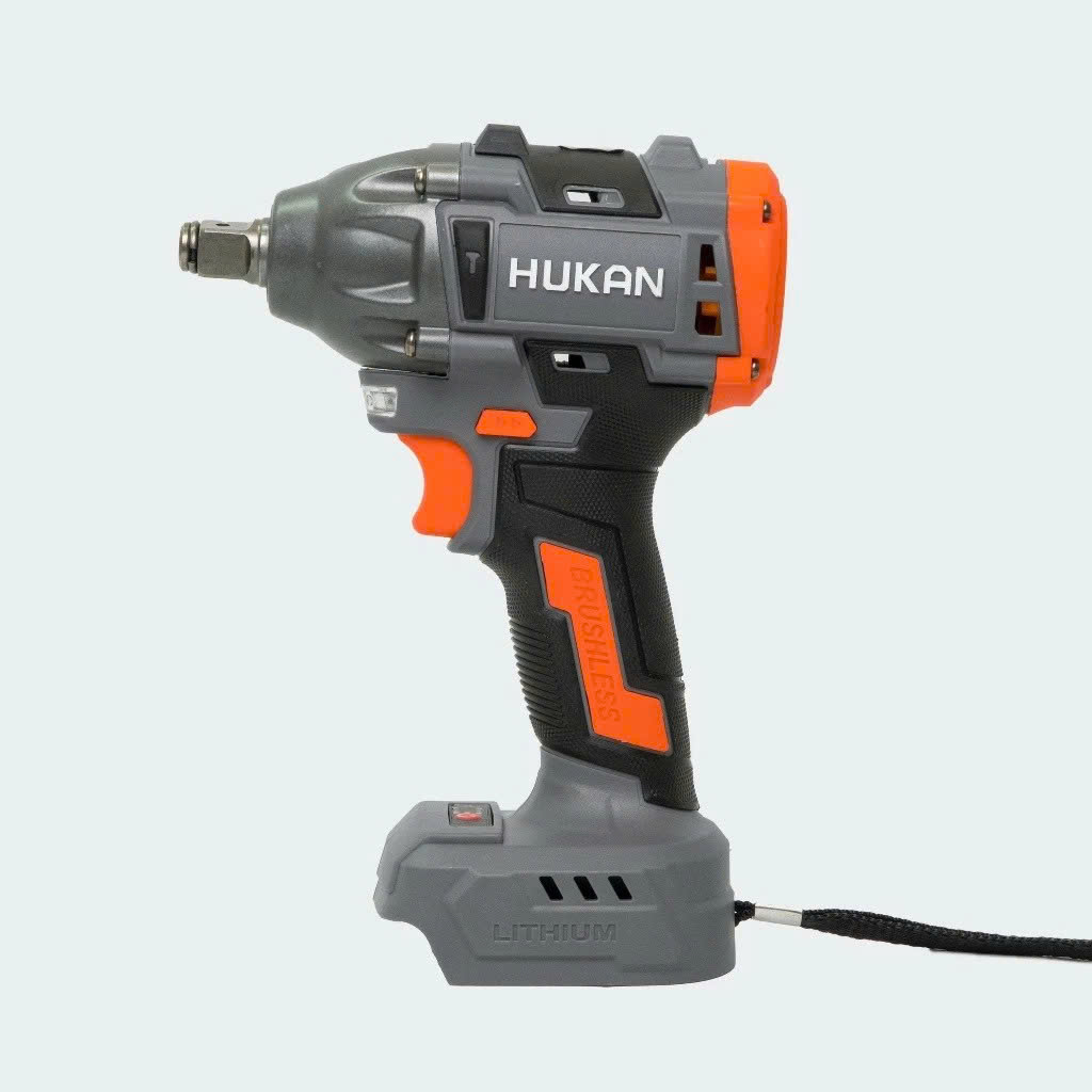 Thân máy siết bulong pin HUKAN G1-BL0320, Động cơ Không chổi than, Lực siết 320Nm
