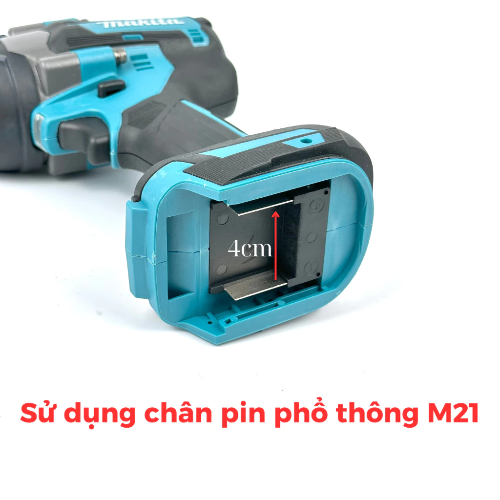 Thân máy siết bulong siêu to chân pin Makita 18v lực 3300 NM. BL mở ốc 30