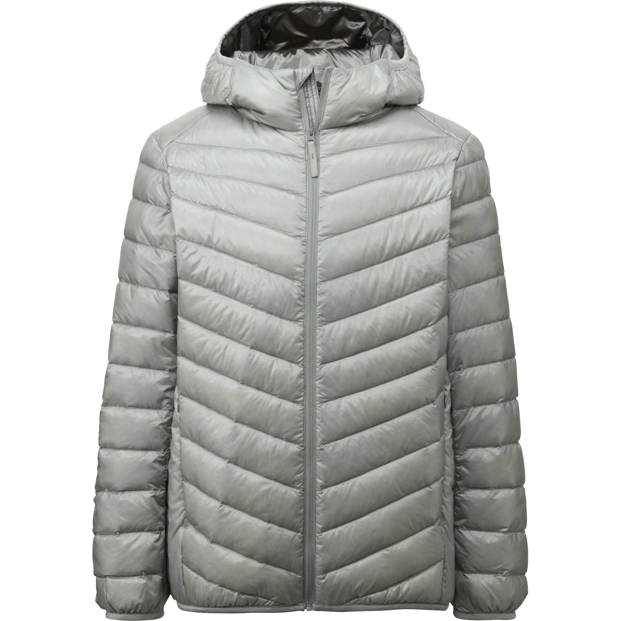 ALV Áo Lông Vũ Nam có mũ-156562-XL-04 Gray