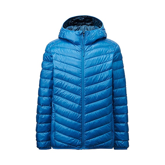 ALV Áo Lông Vũ Nam có mũ-156562-M-64 Blue