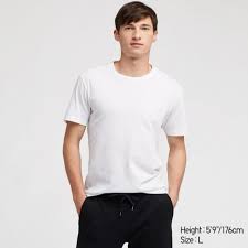 Áo Phông Nam Tshirt trơn cổ tròn AR-S-00 White