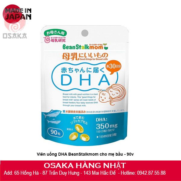 Viên bổ sung DHA Beanstalkmom Cho Mẹ Bầu 90v