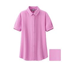 Áo Sơ Mi Nữ ngắn tay lạnh-139241-11 Pink-L