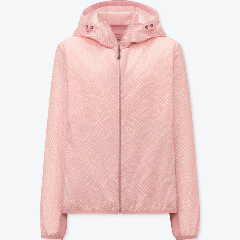 Áo gió nữ Kẻ-406529-10 Pink-L