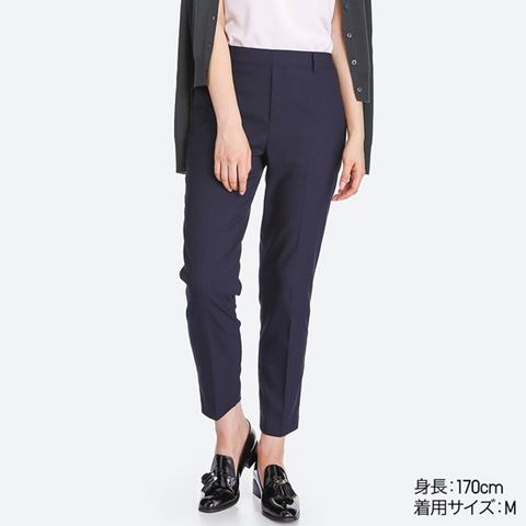 Quần Vải Nữ Cạp Chun-404660-69 Navy-M