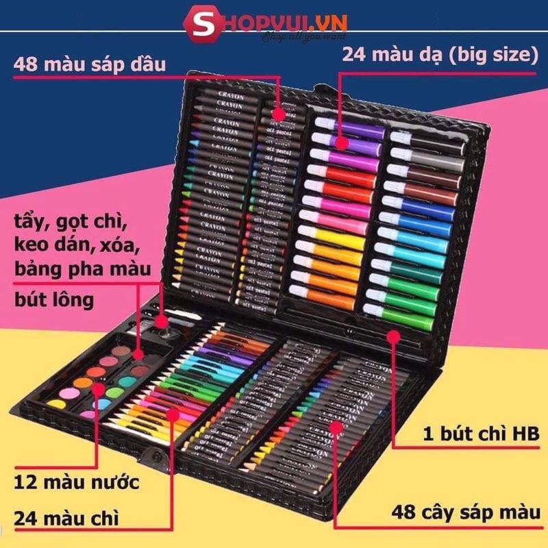 Set 150 Bút Chì ( Quà Tặng Cặp)