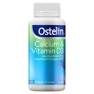 Canxi bà Bầu Ostelin Calcium & Vitamin D3 Úc 130v 600mg