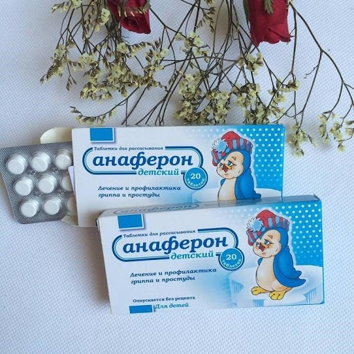 Viên Ngậm Tăng Đề Kháng Anaferon 20 Viên (1m-3Y)-Nga