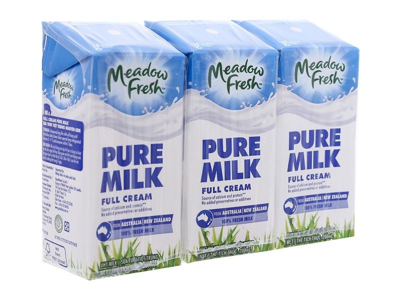 Sữa Tươi Tiệt Trùng Nguyên Kem Meadow Fresh Pure Milk (24hx200ml)-Úc