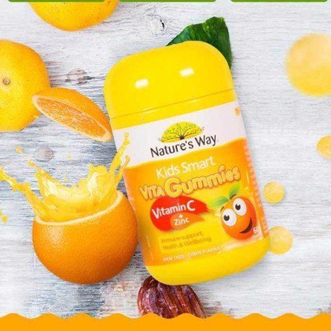 Kẹo Gummy Vitamin Nature's Way Kẽm Mutil 50viên (úc)