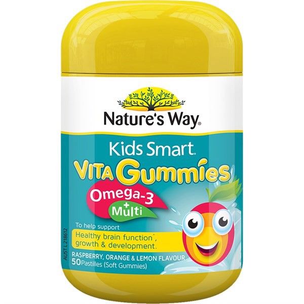 Kẹo Gummy Vitamin Nature's Way Omega 3 50v (Úc)