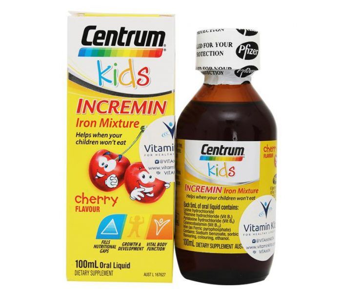 Siro cho trẻ biếng ăn Centrum Kids 200ml Úc