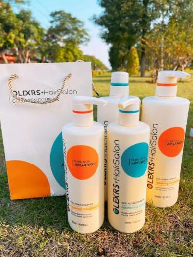 Bộ Gội Xả Olexrs Collagen Hair Salon 960ml (Anh)