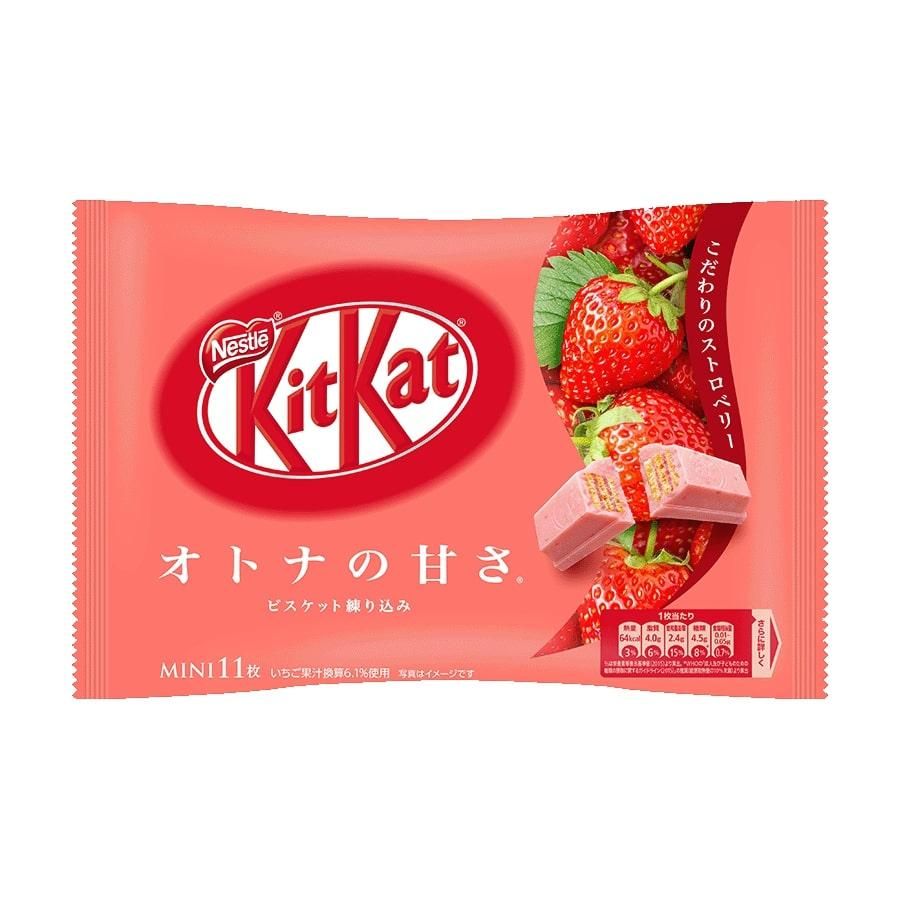 Bánh Kitkat Vị Dâu Tây Gói 11 thanh