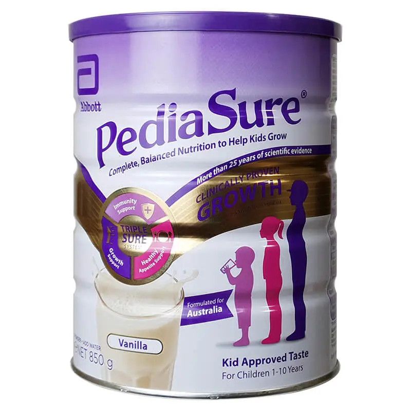 Sữa bột Pediasure Úc Vị Vani 850gr