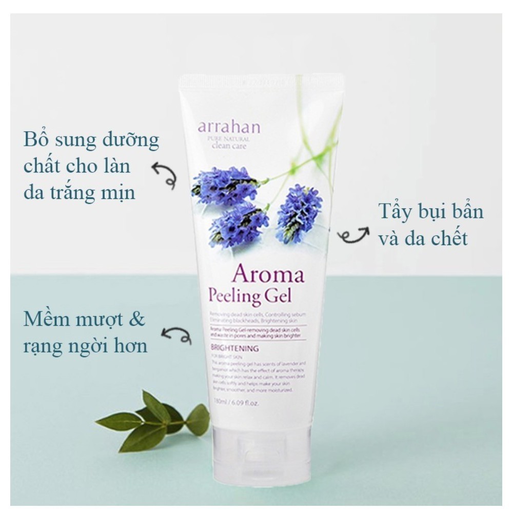 Gel Tẩy Da Chết Arrahan Lanvender Hàn Quốc 180ml