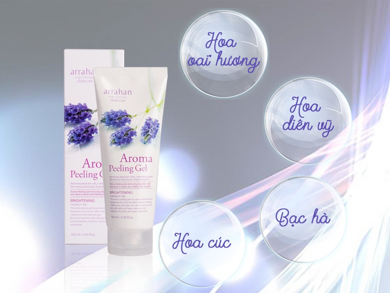 Gel Tẩy Da Chết Arrahan Lanvender Hàn Quốc 180ml