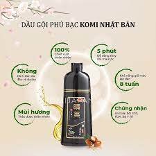 Lược Gội Nhuộm Phủ Bạc Komi Thảo Dược 350ml (các màu)