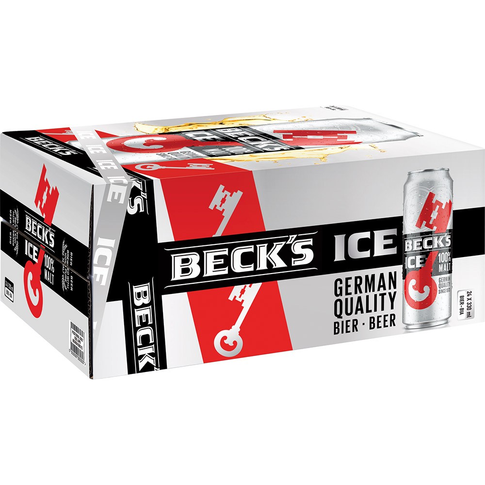 Thùng 24 lon bia Beck's Ice 330ml (Đức)