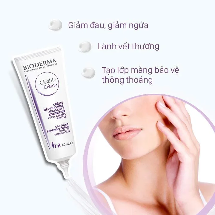 Kem Dưỡng Phục Hồi Cicabio Bioderma 40ml Pháp