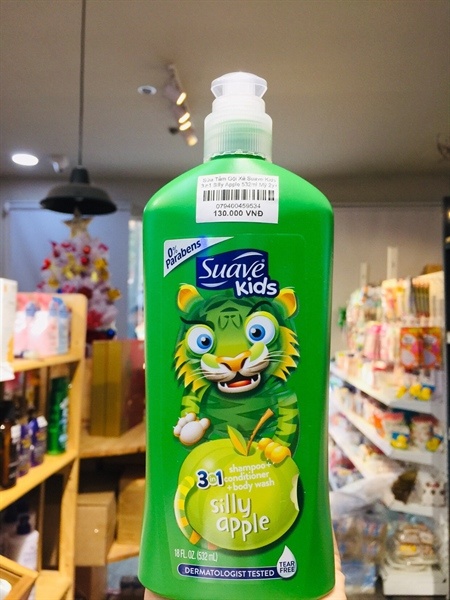 Tắm Gội Suave Kids 2in1 Hương Táo 532ml-Mỹ