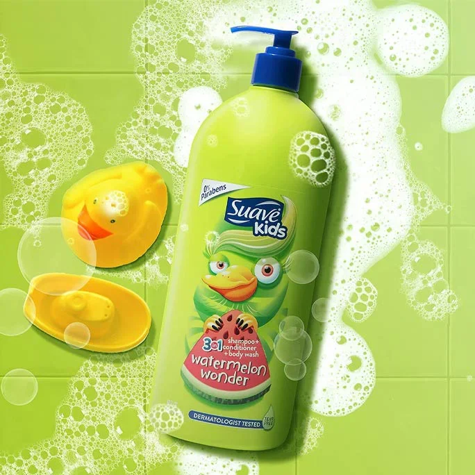 Tắm Gội Suave Kids 2in1 Dưa Hấu 532ml-Mỹ