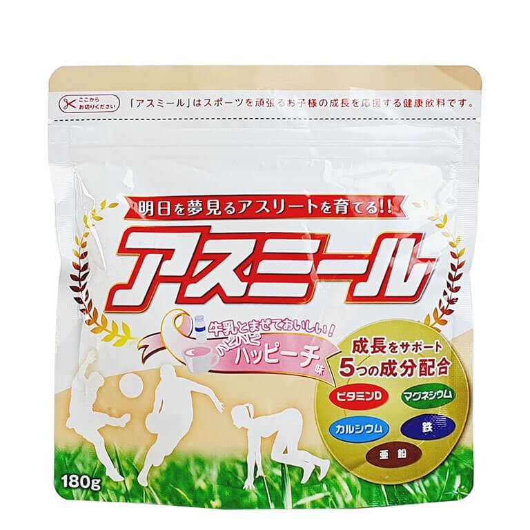 Sữa Phát Triển Chiều Cao Asumiru Cho Bé Từ 3 Tuổi 180gr- Vị Đào