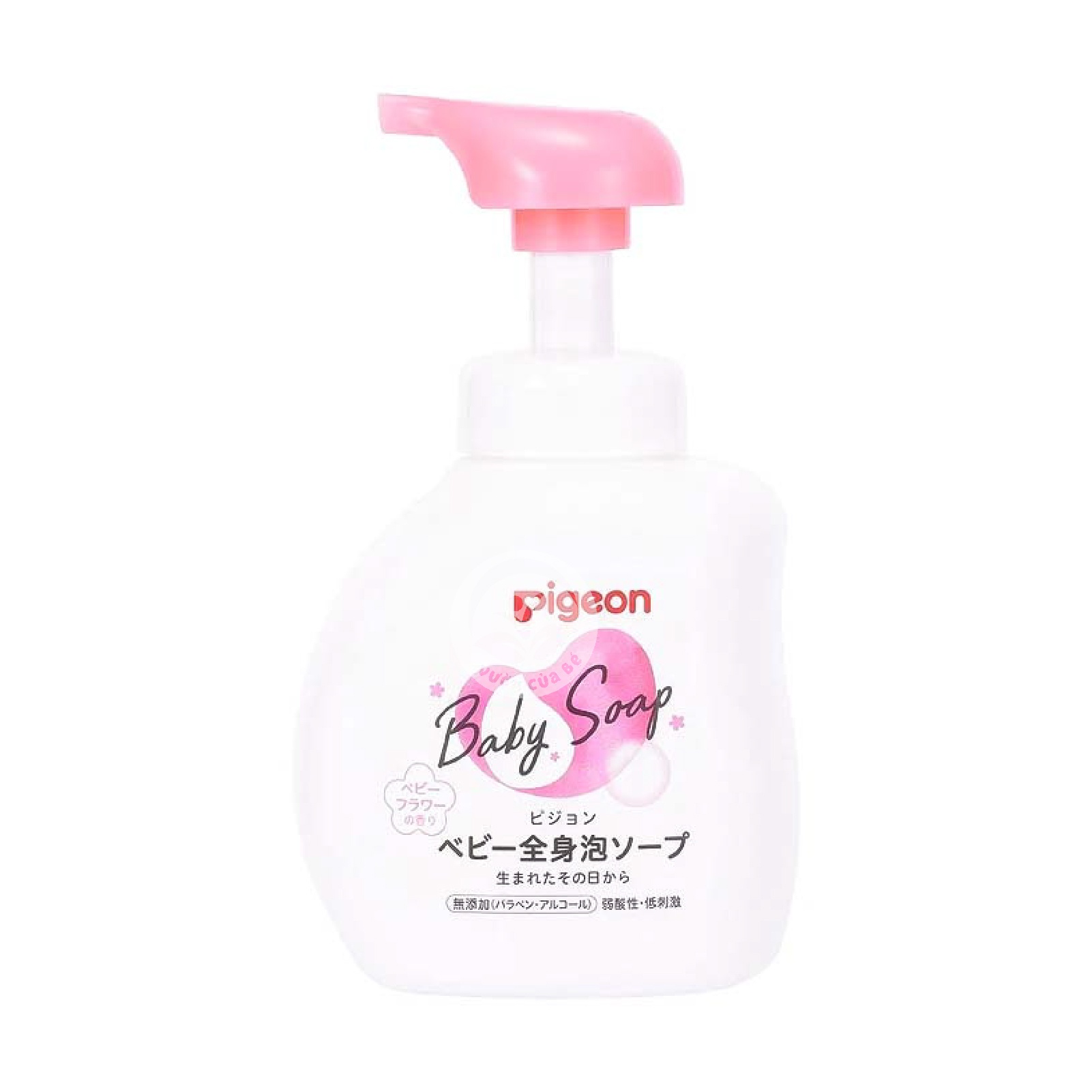 Sữa Tắm Gội Pigeon dạng bọt 450ml_Hương Hoa