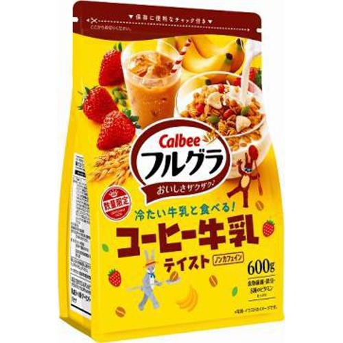 Ngũ Cốc Calbee Trà Sữa Mix Hoa quả sấy 600gr T2