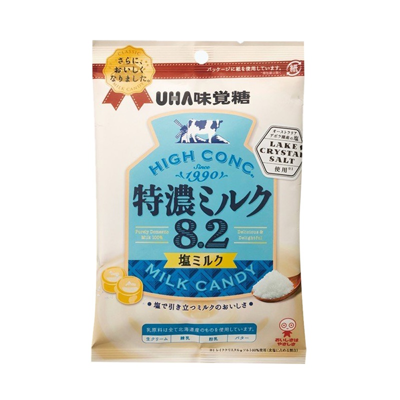 Kẹo Muối Sữa UHA Milk Candy 88gr