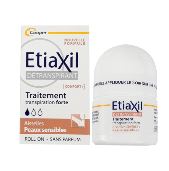 Lăn nách khử mùi đặc trị Etiaxil 15ml Pháp-Nâu Da Siêu Nhạy Cảm