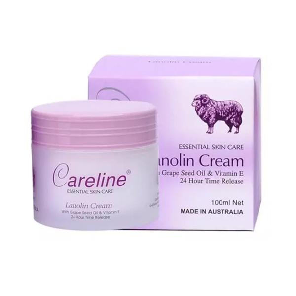 Kem Dưỡng Careline Lanolin - Nhau Thai Cừu 100ml (Úc)