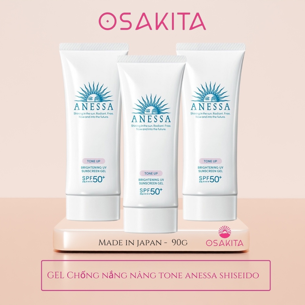 Gel Chống Nắng trắng da nâng tông Anessa Shiseido 90g