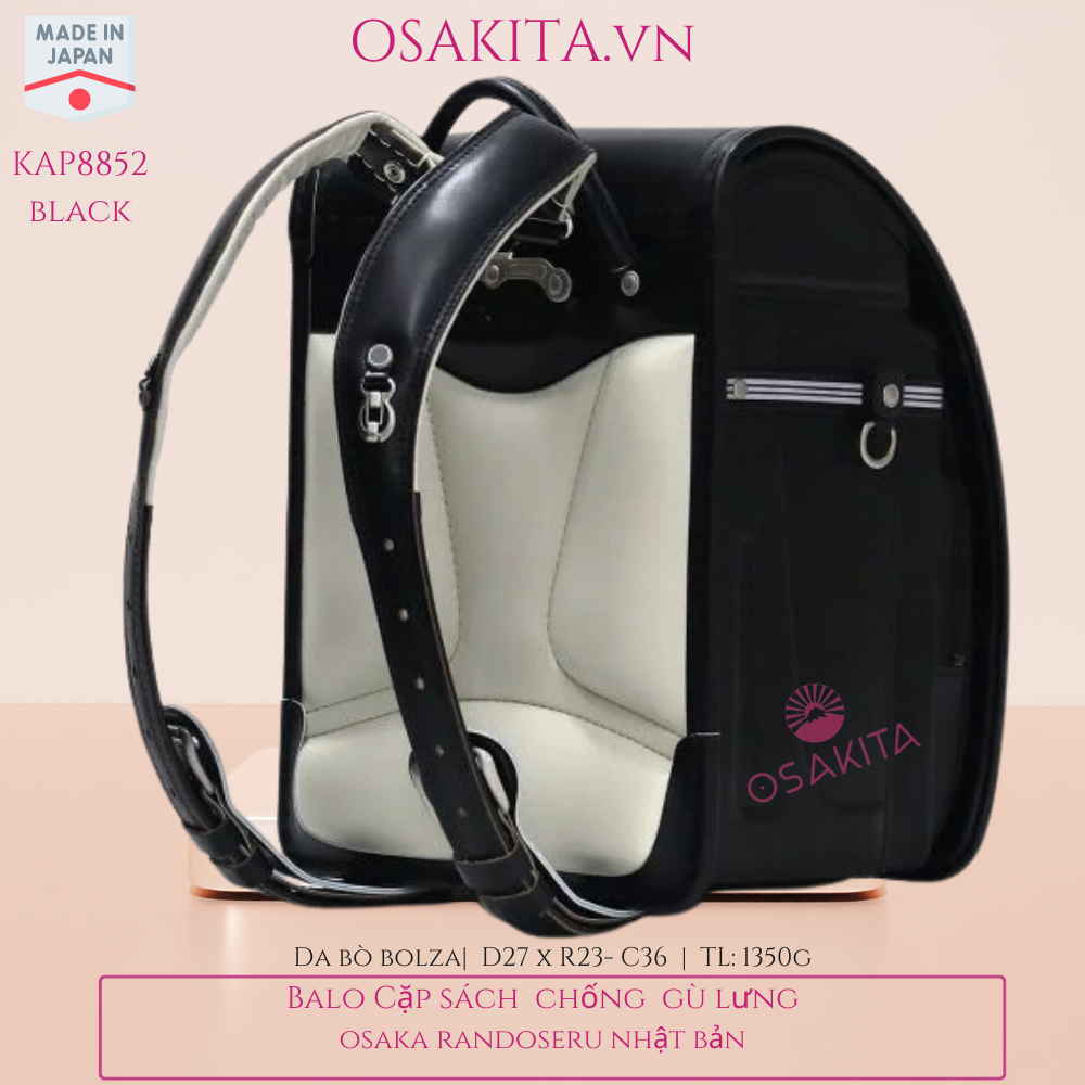 Balo Cặp sách Chống Gù Osaka Randoseru Nhật KAP8852 - Navy