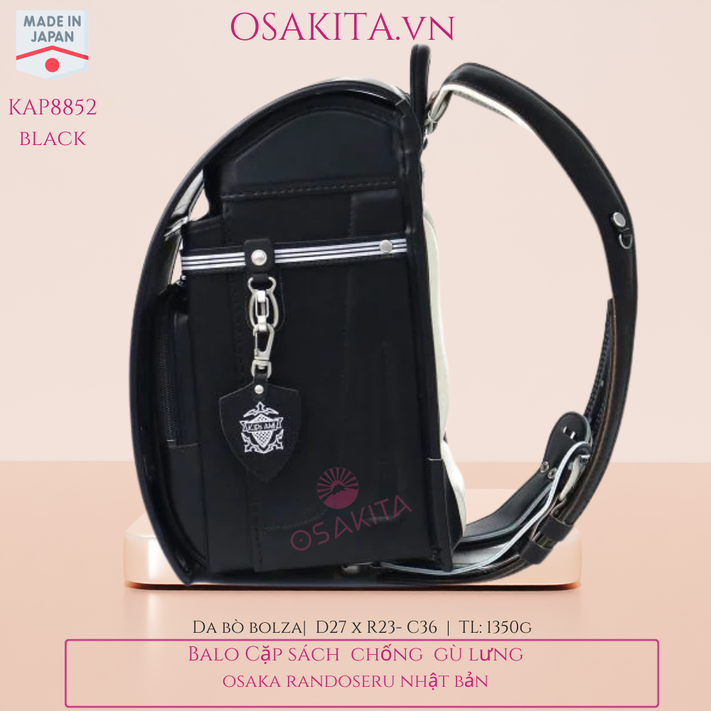 Balo Cặp sách Chống Gù Osaka Randoseru Nhật KAP8852 - Navy