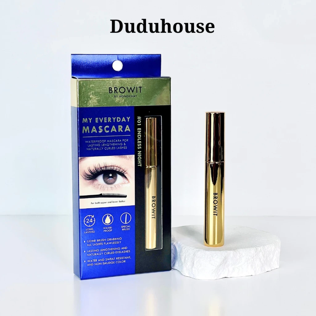 Mascara NongChat Browit Xanh Dương