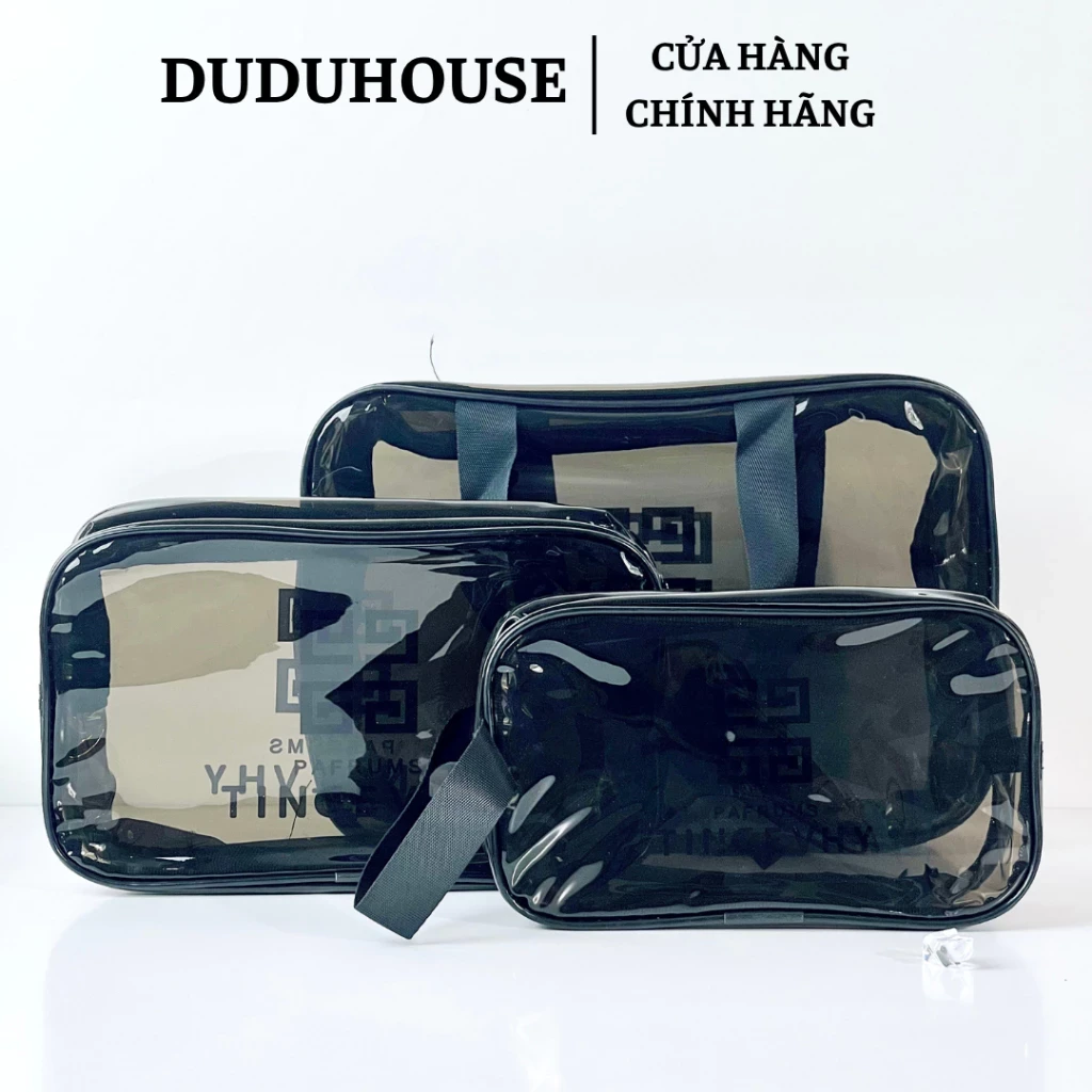 Túi Đựng Đồ Trang Điểm Nâu Bé