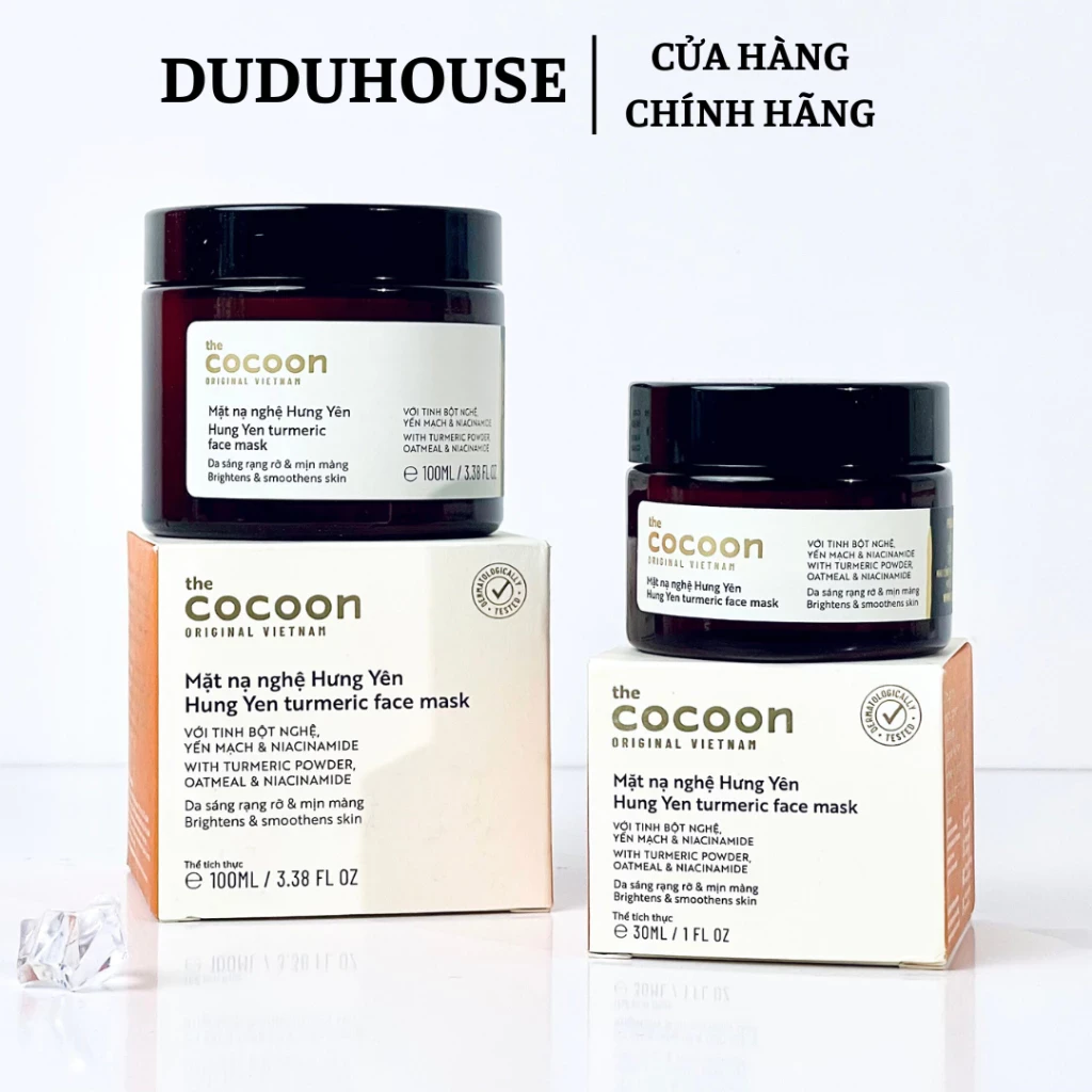 Mặt Nạ Nghệ Cocoon Minisize 30ml